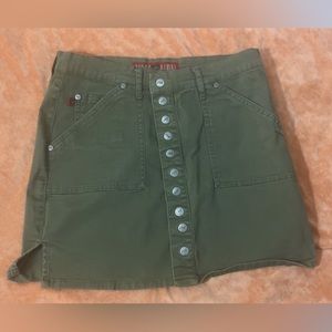 Green Button Up Skirt